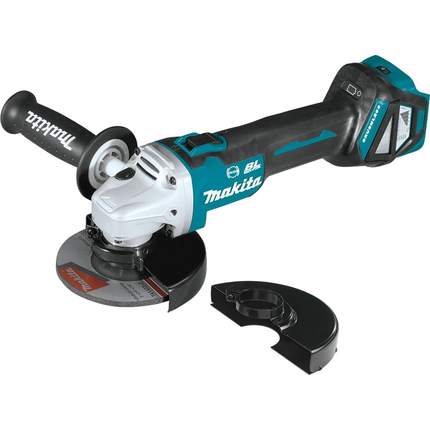 Makita XAG16Z 18V LXT Lithium-Ion Brushless Cordless 4-1/2"Â / 5" Cut-Off/Angle Grinder, with Electric Brake, Tool Only
