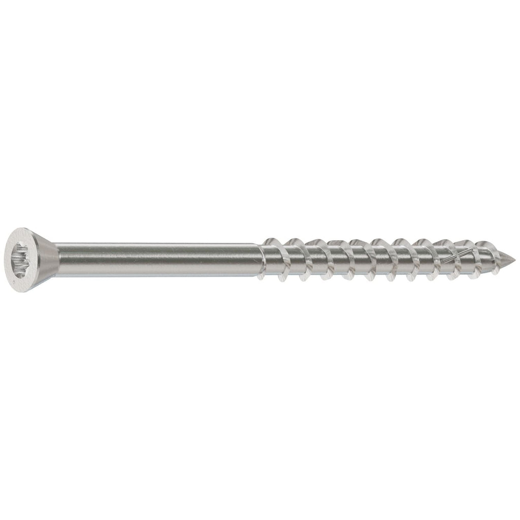 Simpson Strong-Tie T07225WP1 Deck-Drive DWP WOOD SS Screw, #7 x 2-1/4-in. T-15, Trim Head, Type 316, 1-lb.