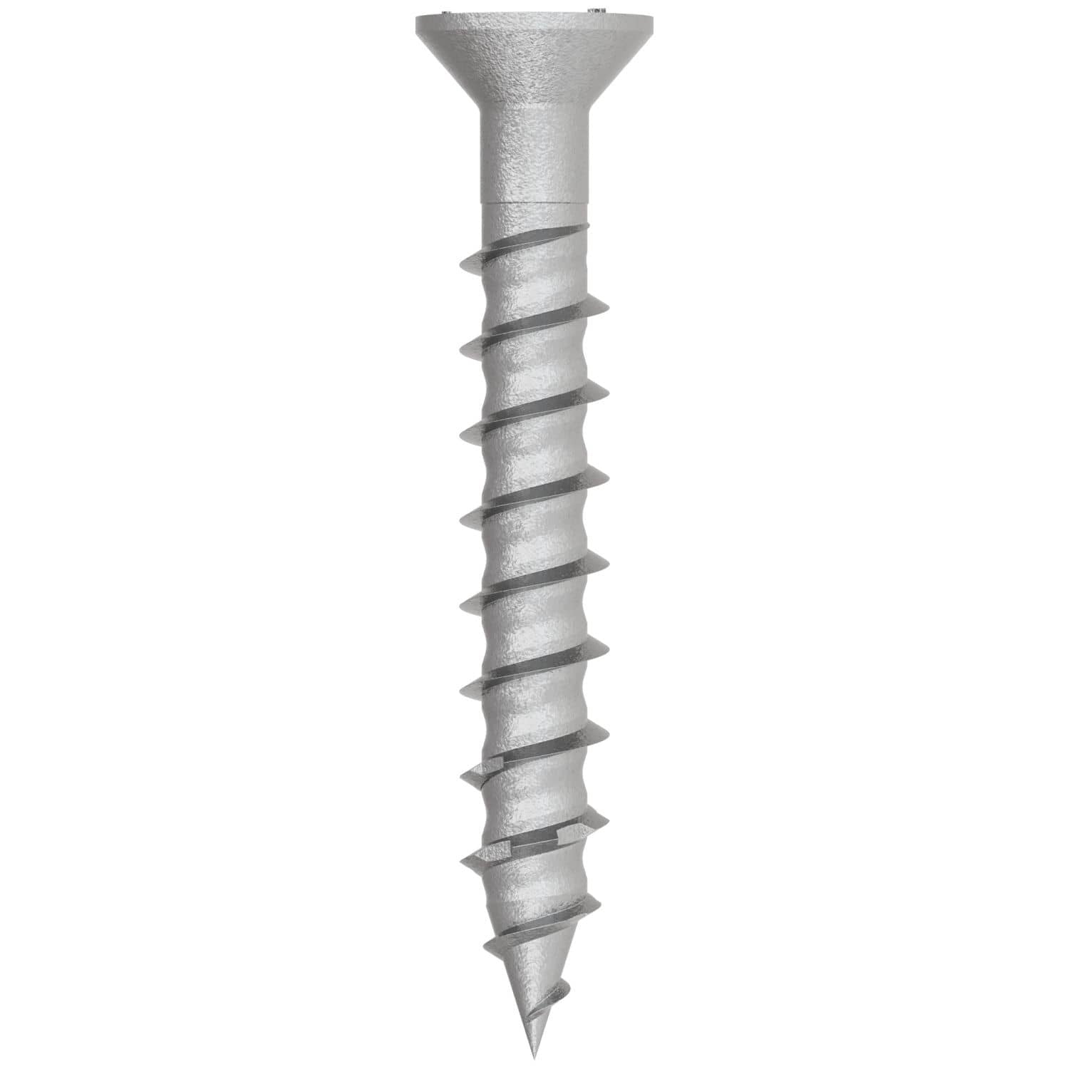 Simpson Strong-Tie TNTSS625134TTR Titen Turbo, 1/4-in. x 1-3/4-in. Type 316 Stainless-Steel Trim-Head Concrete and Masonry Screw, 50-Pack