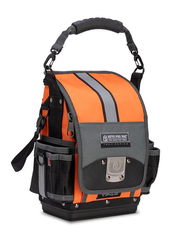 Veto Pro Pac TP-LC HI-VIZ ORANGE Compact Zippered Technician's Tool Pouch