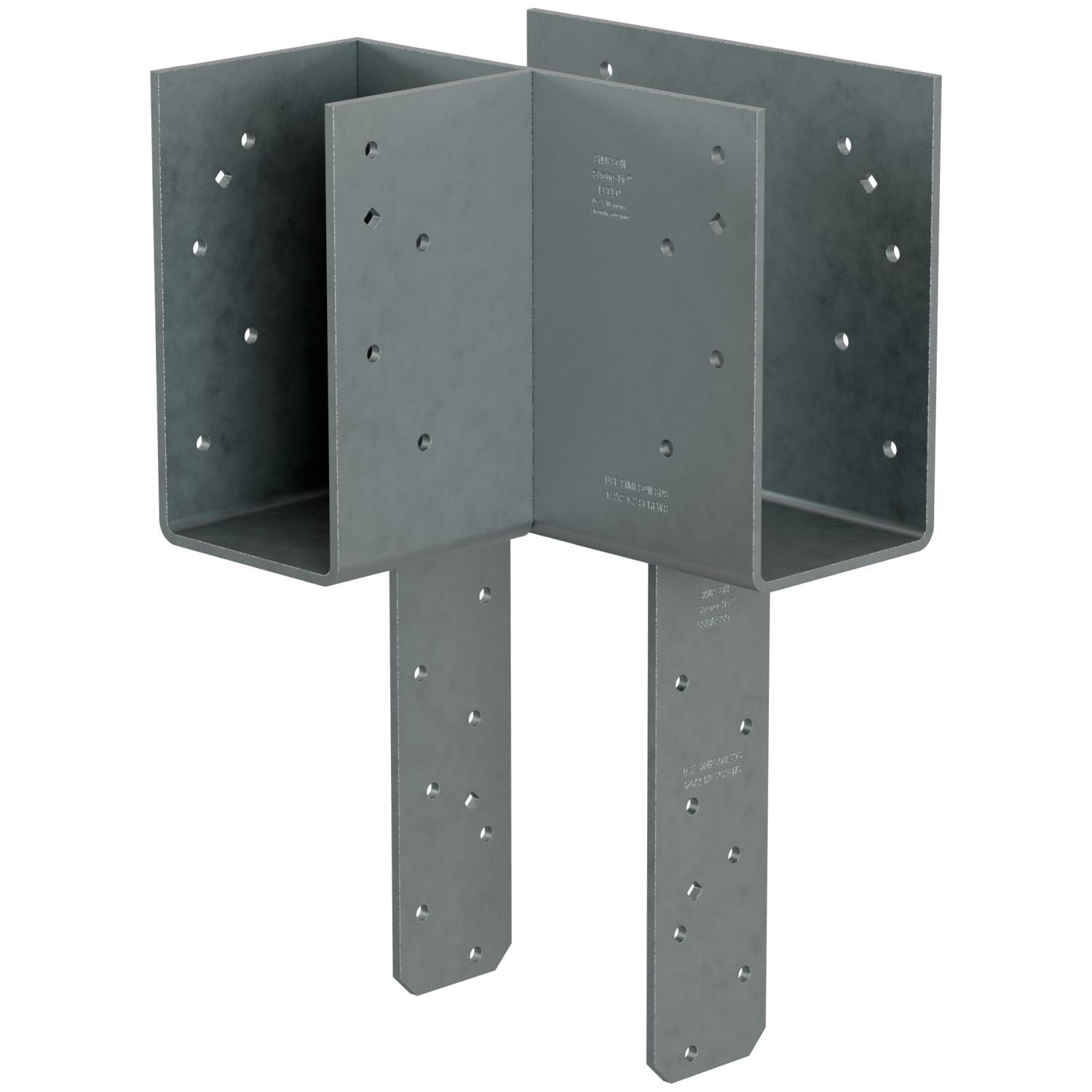 Simpson Strong-Tie ECCLLQ3.25-6SDS ECCLLQ L-Shape End Column Cap for 3-1/4-in. Beams, 6x Post w/ SDS Screws, Skewed Left
