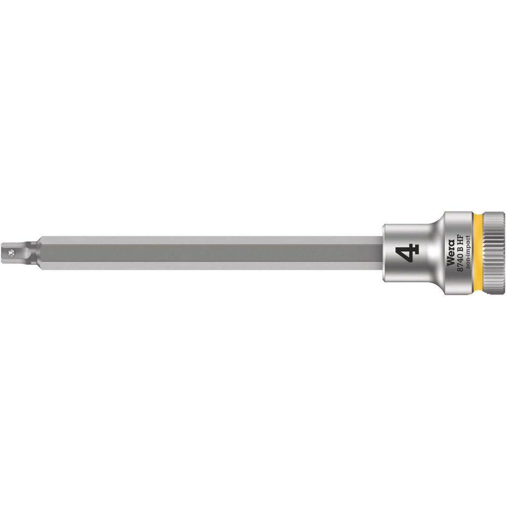 Wera 8740 B Hf Zyklop Bit Socket With Holding Function, 3/8-in. Drive, 4x107-mm.