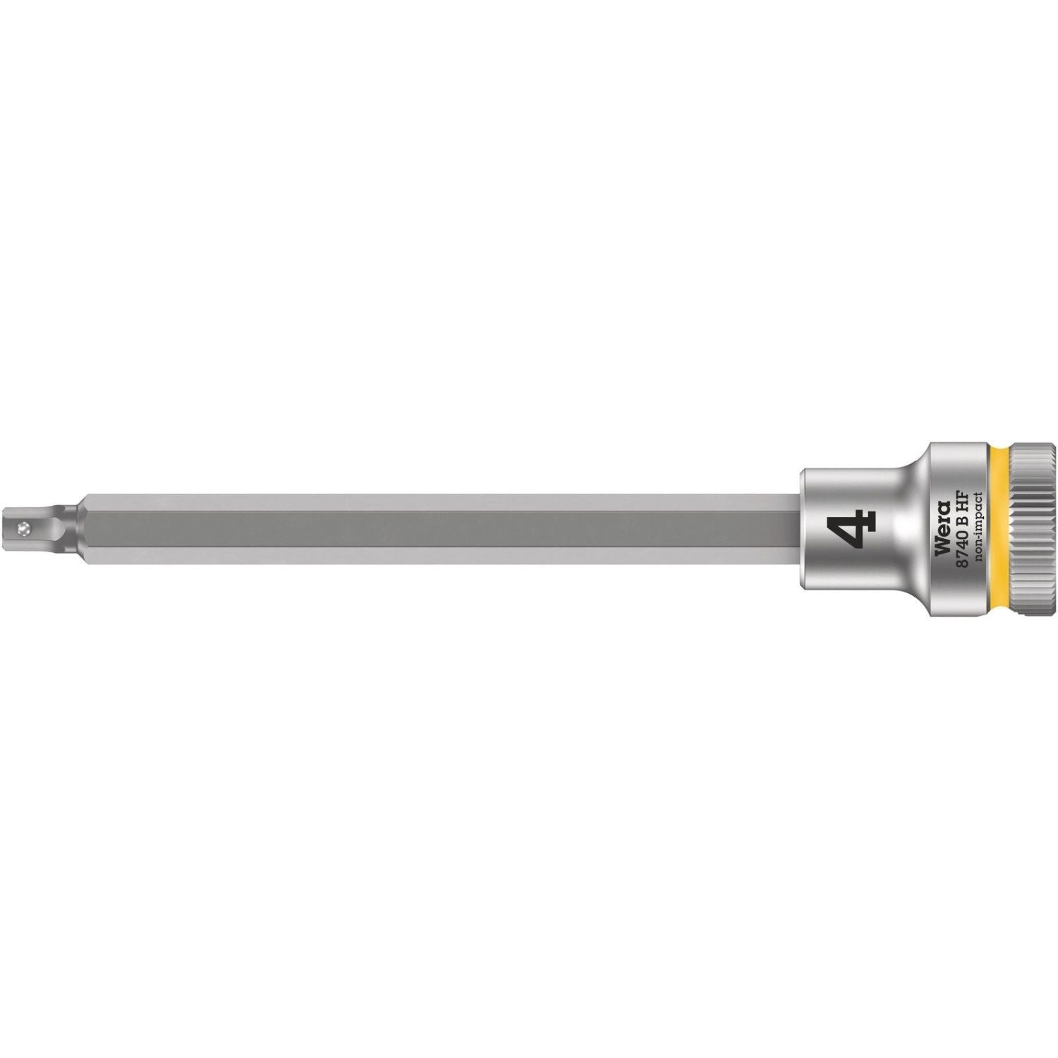 Wera 8740 B Hf Zyklop Bit Socket With Holding Function, 3/8-in. Drive, 4x107-mm.