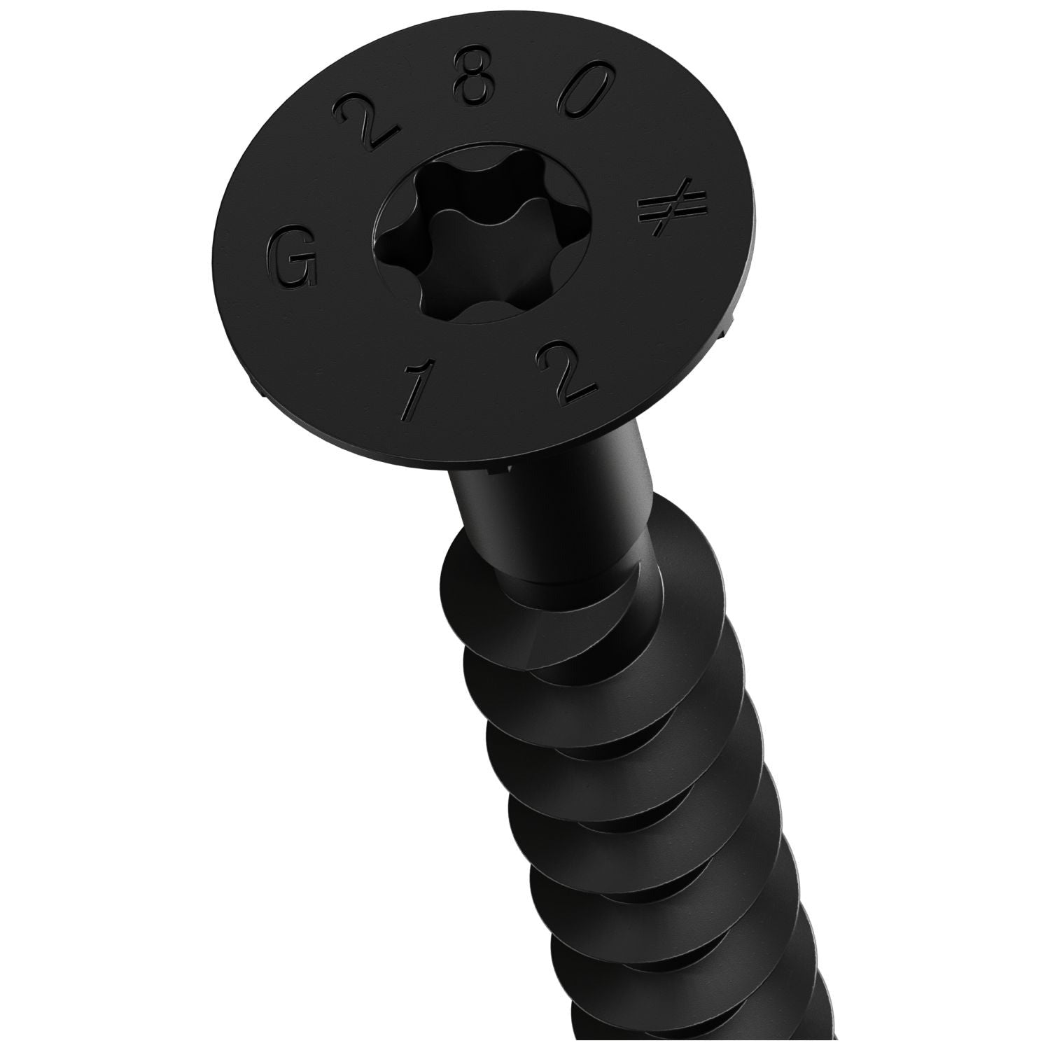 Simpson Strong-Tie SDCF12X280 Strong-Drive SDCF TIMBER-CF Screw, 0.470-in. x 11-in. T50, E-Coat, 150-Pack