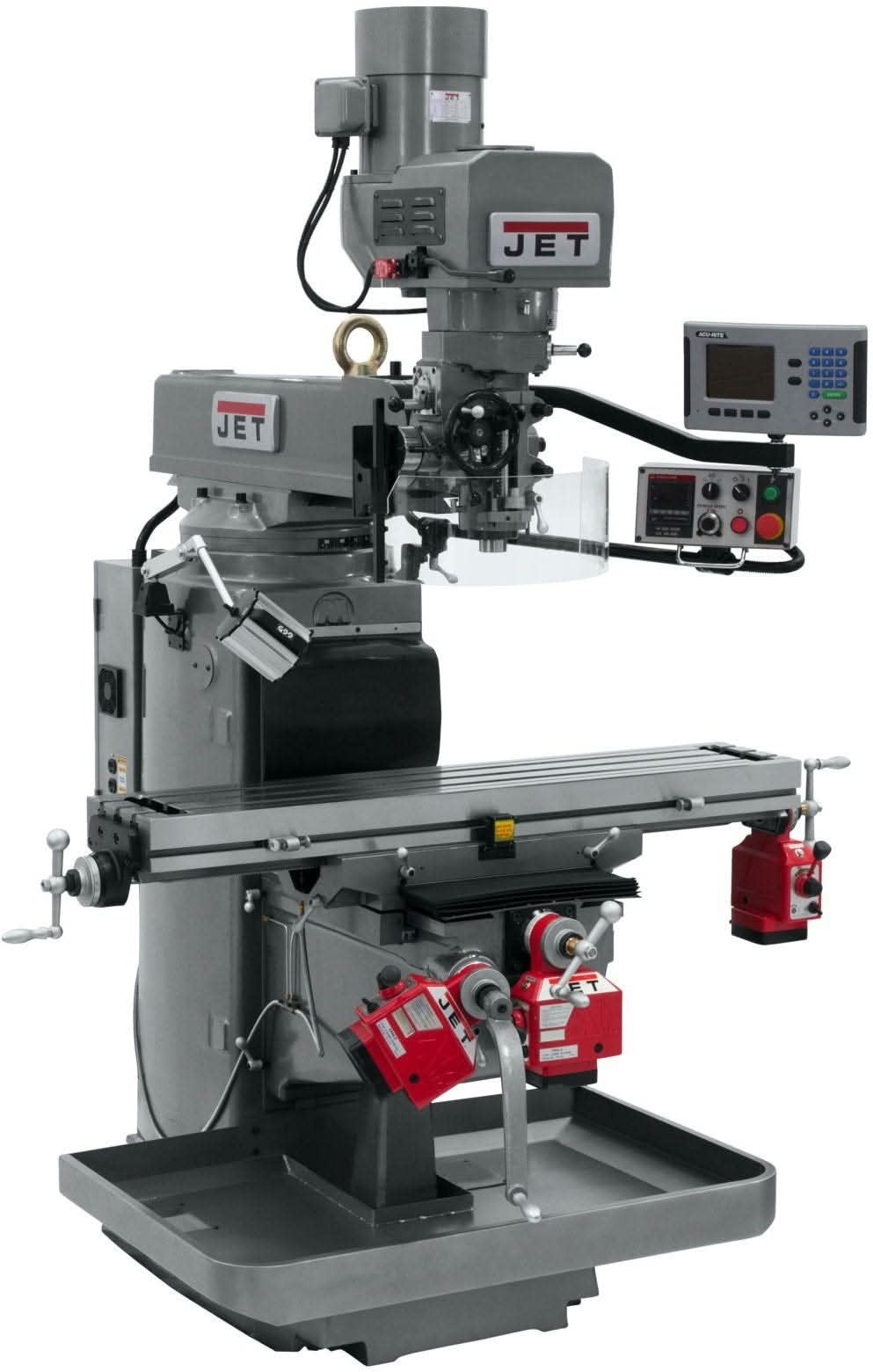 Jet Tools 690623 JTM-1050EVS2/230 Mill With Acu-Rite 200S DRO With X, Y and Z-Axis Powerfeeds
