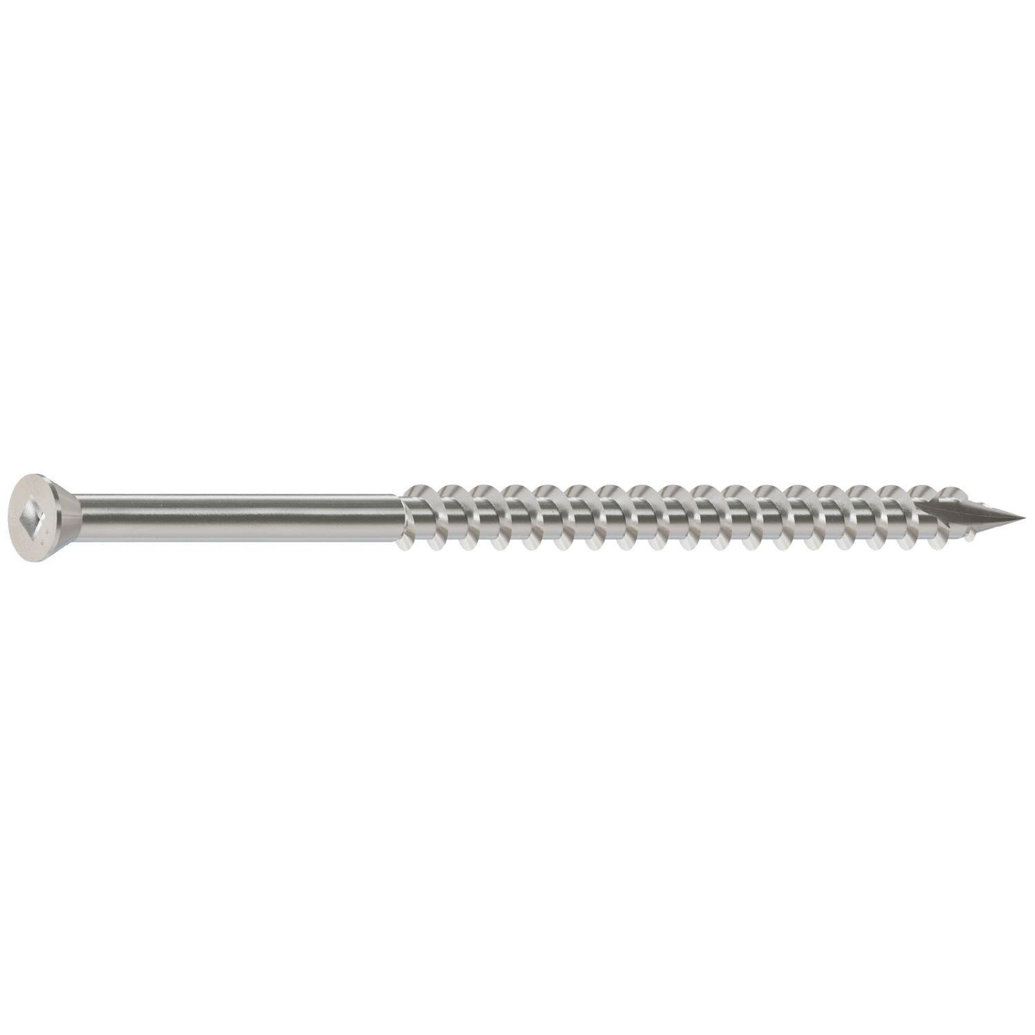 Simpson Strong-Tie S09350FB1 Trim-Head Screw, Square Drive, #9 x 3-1/2-in. #1 SQ, Type 305, 1-lb.