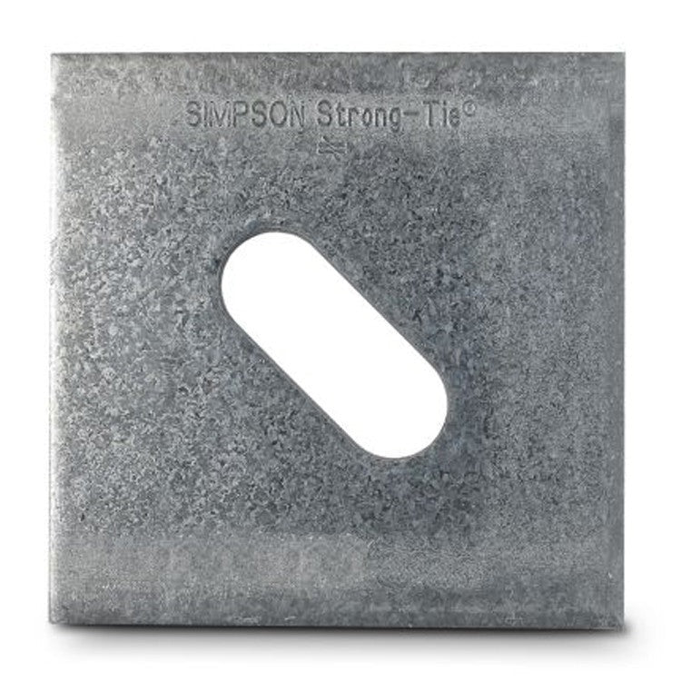Simpson Strong-Tie LBPS 5/8 LBPS 3-in. x 3-in. Slotted Bearing Plate with 5/8-in. Bolt Dia.