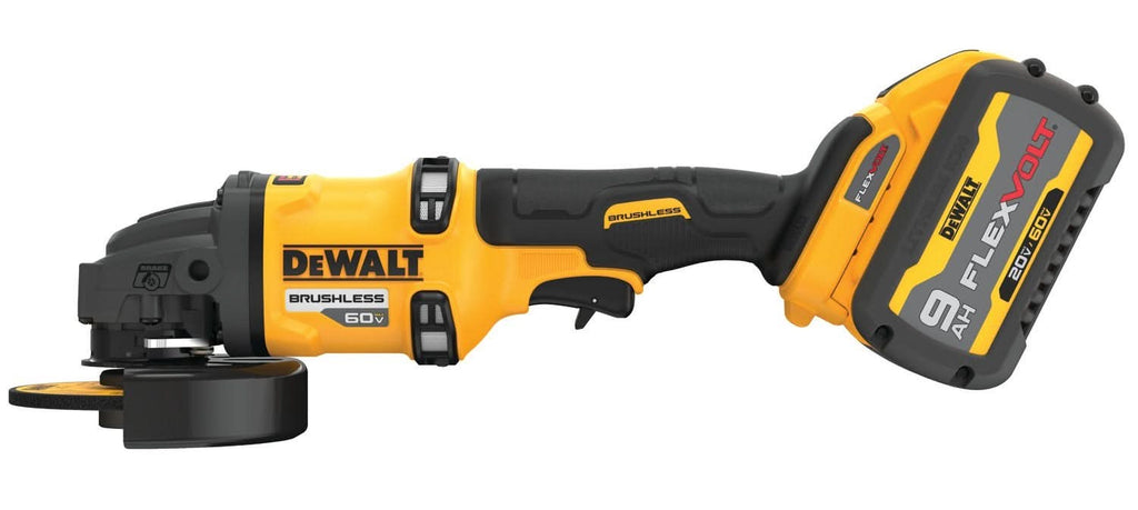 DeWalt DCG418X1 Flexvolt 60V MAX Brushless 4-1/2" - 6" Cordless Grinder With Kickback Brake 9.0Ah Kit