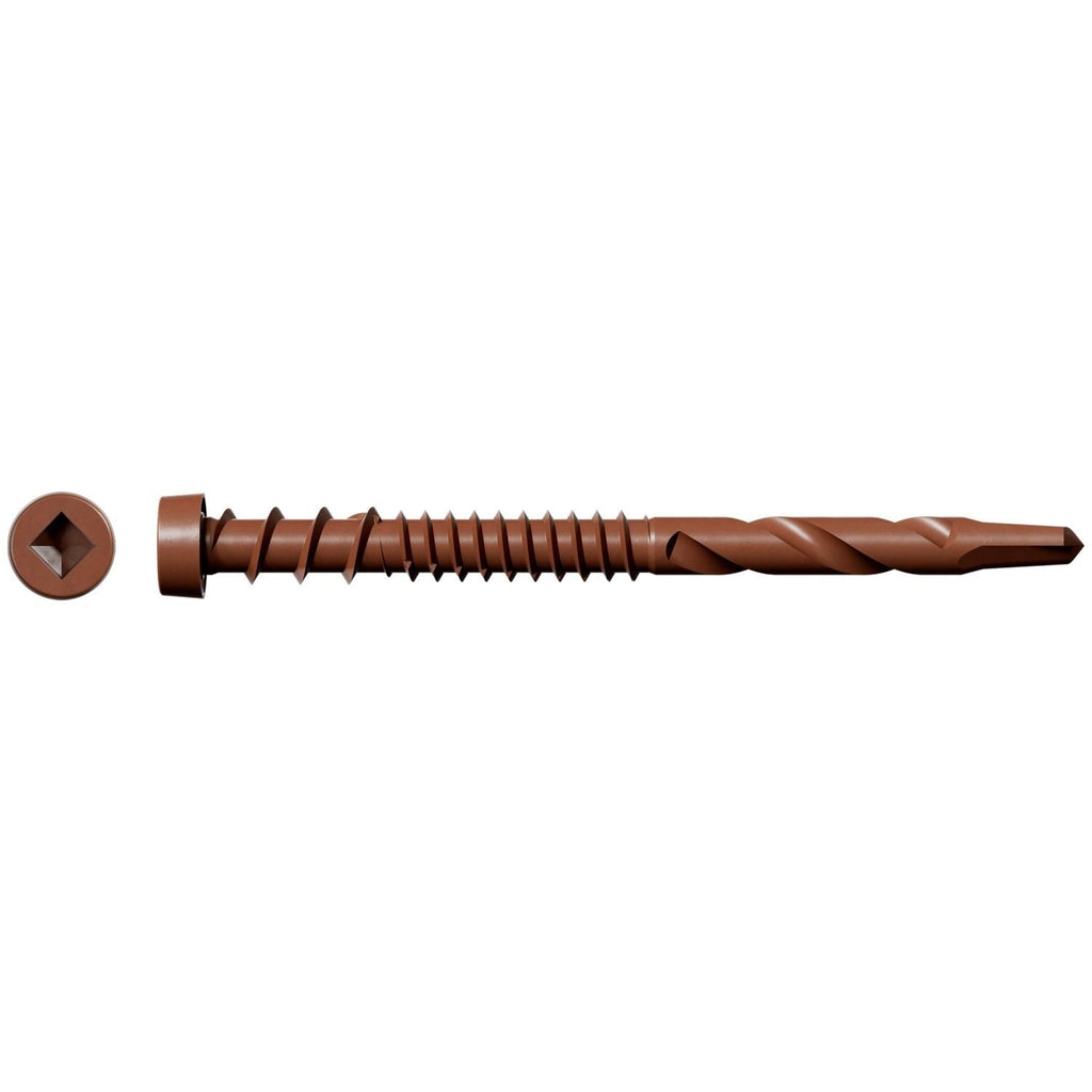 Simpson Strong-Tie DCSD238STN01 Deck-Drive DCSD COMPOSITE-TO-STEEL Screw (Collated), #10 x 2-3/8-in. Quik Guard Tan 01, 1000-Pack