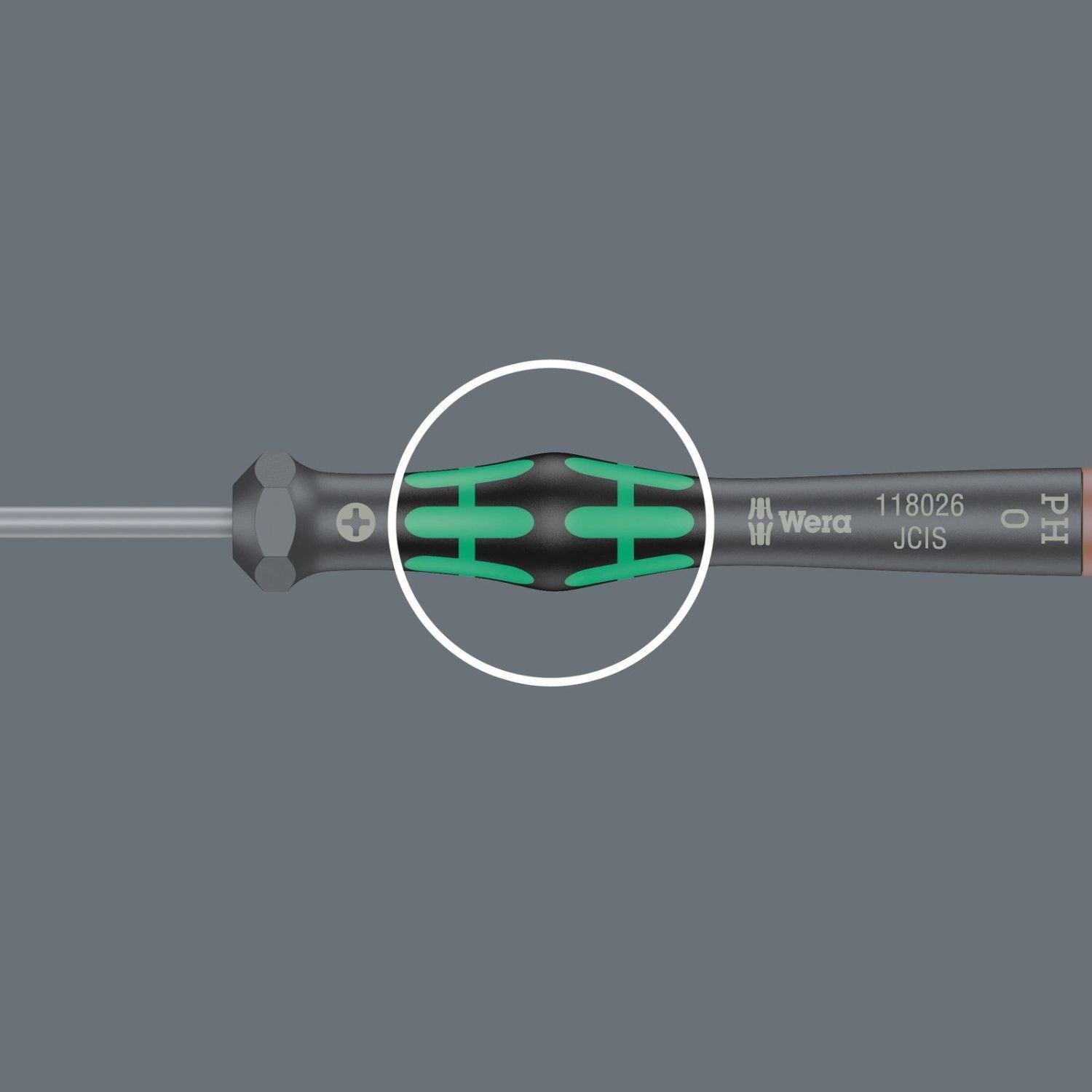 Wera 2054 Screwdriver For Hexagon Socket Screws For Electronic Applications, 0.9x40-mm.