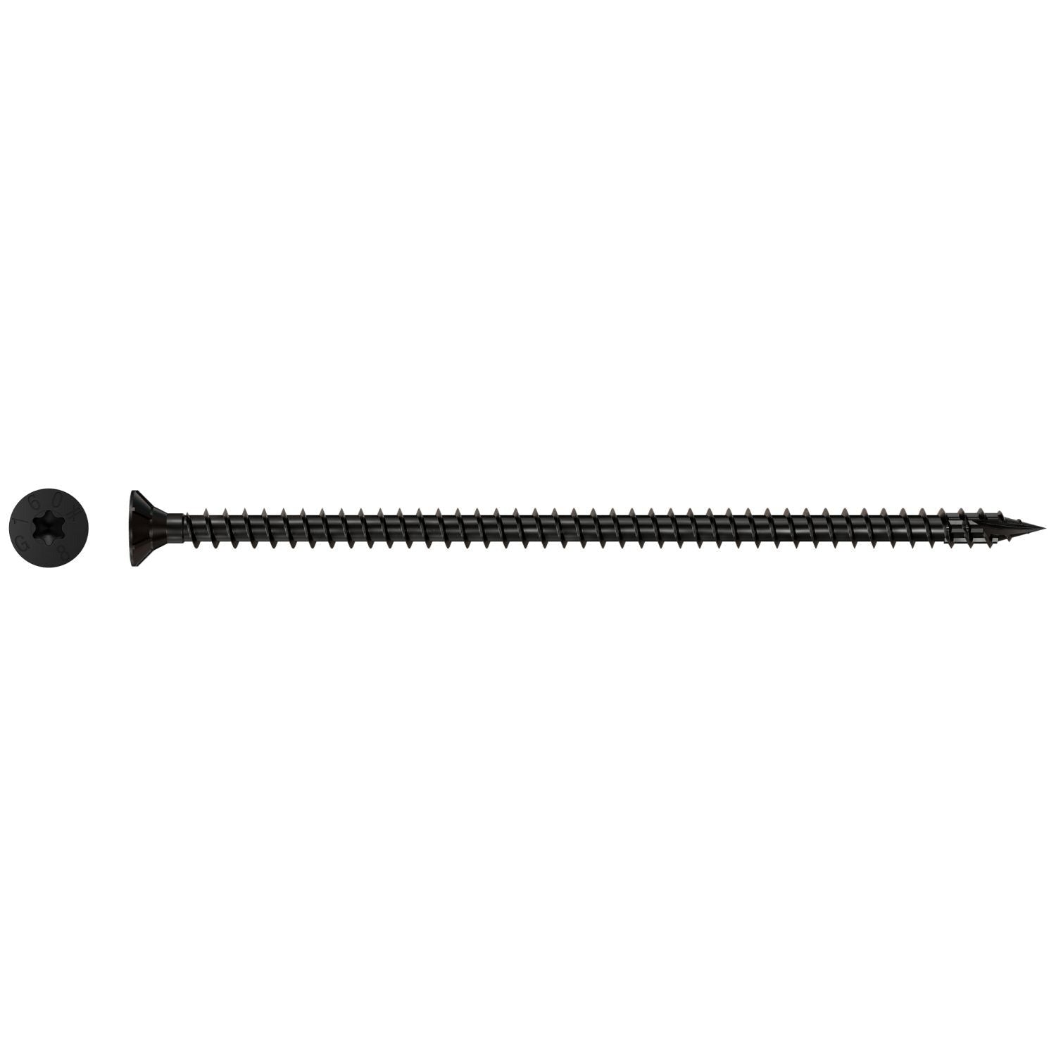 Simpson Strong-Tie SDCF8X180-R50 Strong-Drive SDCF TIMBER-CF Screw, 0.315-in. x 7-in. T40, E-Coat, 50-Pack