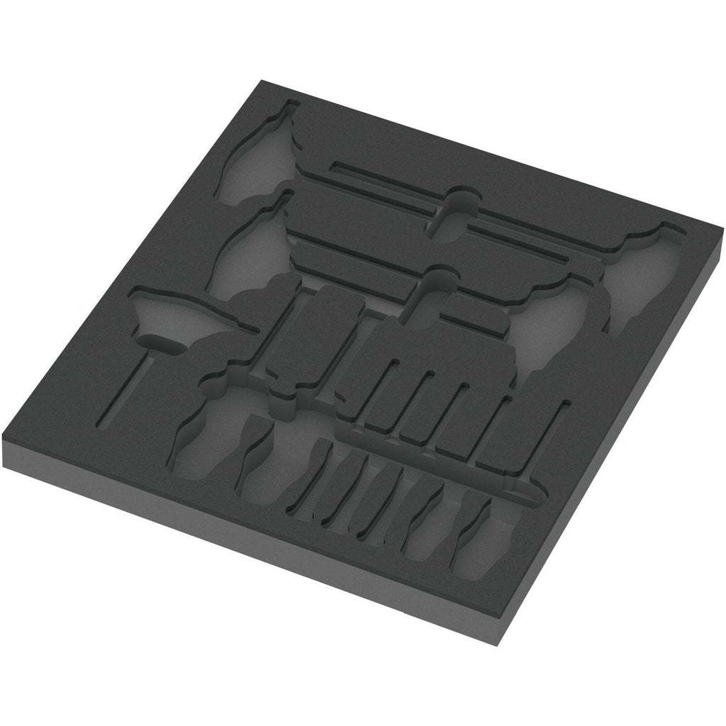 Wera 9813 Foam Insert Hex Screwdriver Set 1, Empty, 344x30x392-mm.