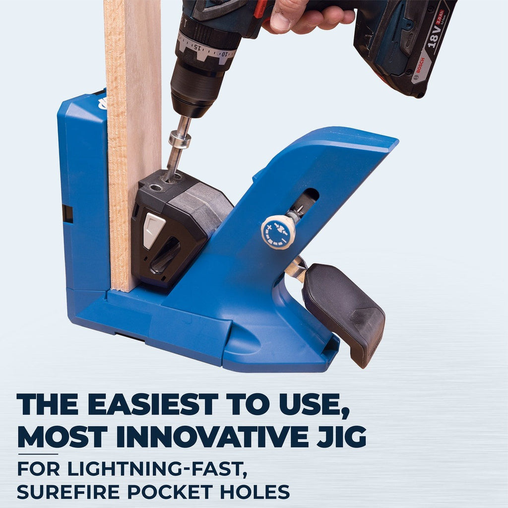 Kreg Pocket-Hole Jig 720 1/2-in. to 1-1/2-in. Pocket-Hole Jig with Automaxx Clamping (KPHJ720)