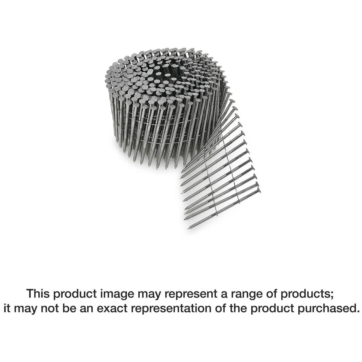 Simpson Strong-Tie T13A200SNJ 15° Wire Coil, Full Round Head, Ring-Shank Siding Nail, 2-in. Type 316, 1800-Pack