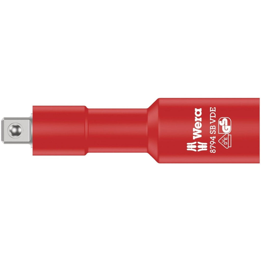 Wera 8794 SB VDE Zyklop Extension, Insulated, Short, 3/8", 3/8-in.x91-mm.