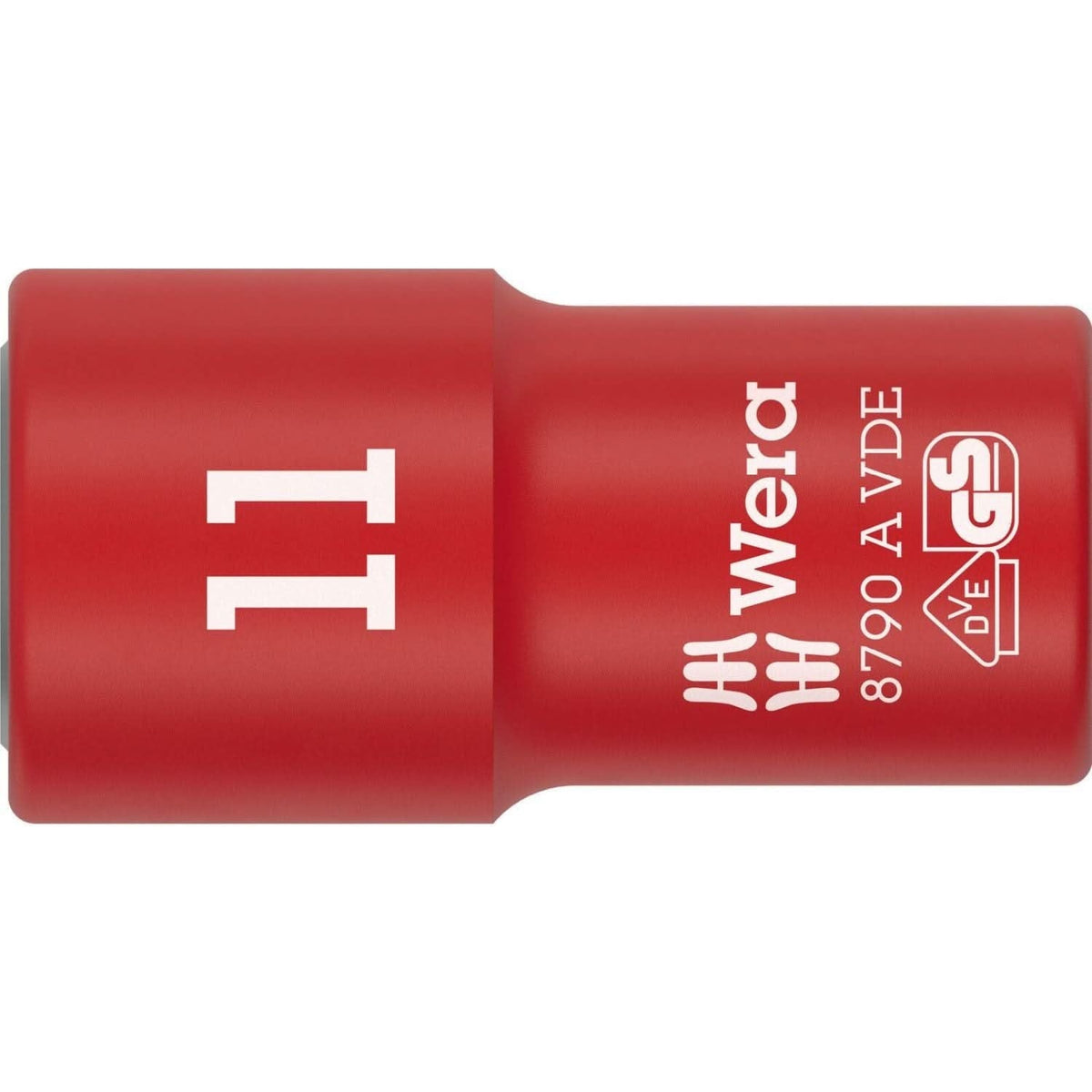 Wera 8790 A VDE Zyklop Socket, Insulated, With 1/4-in. Drive, 12x41-mm.