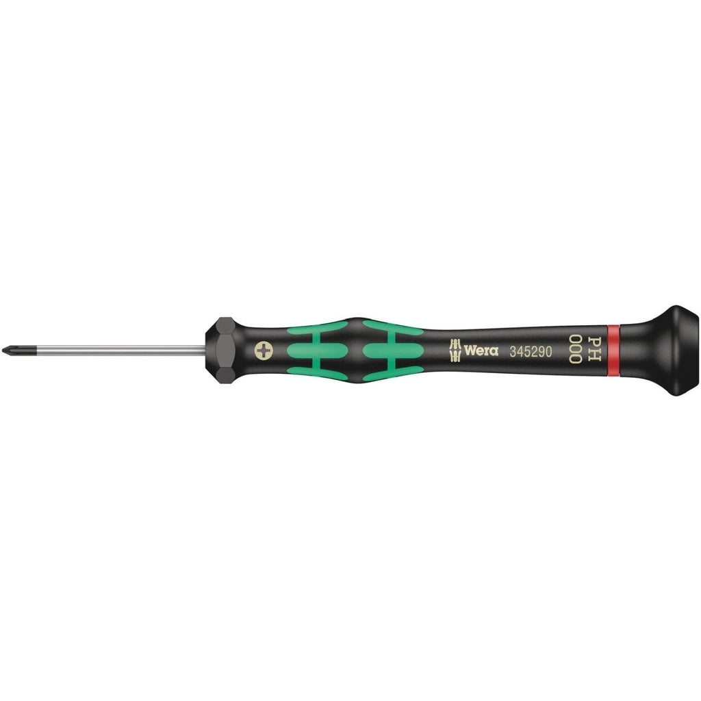 Wera 2050 Ph Screwdriver For Phillips Screws For Electronic Applications, Ph 000x40-mm.