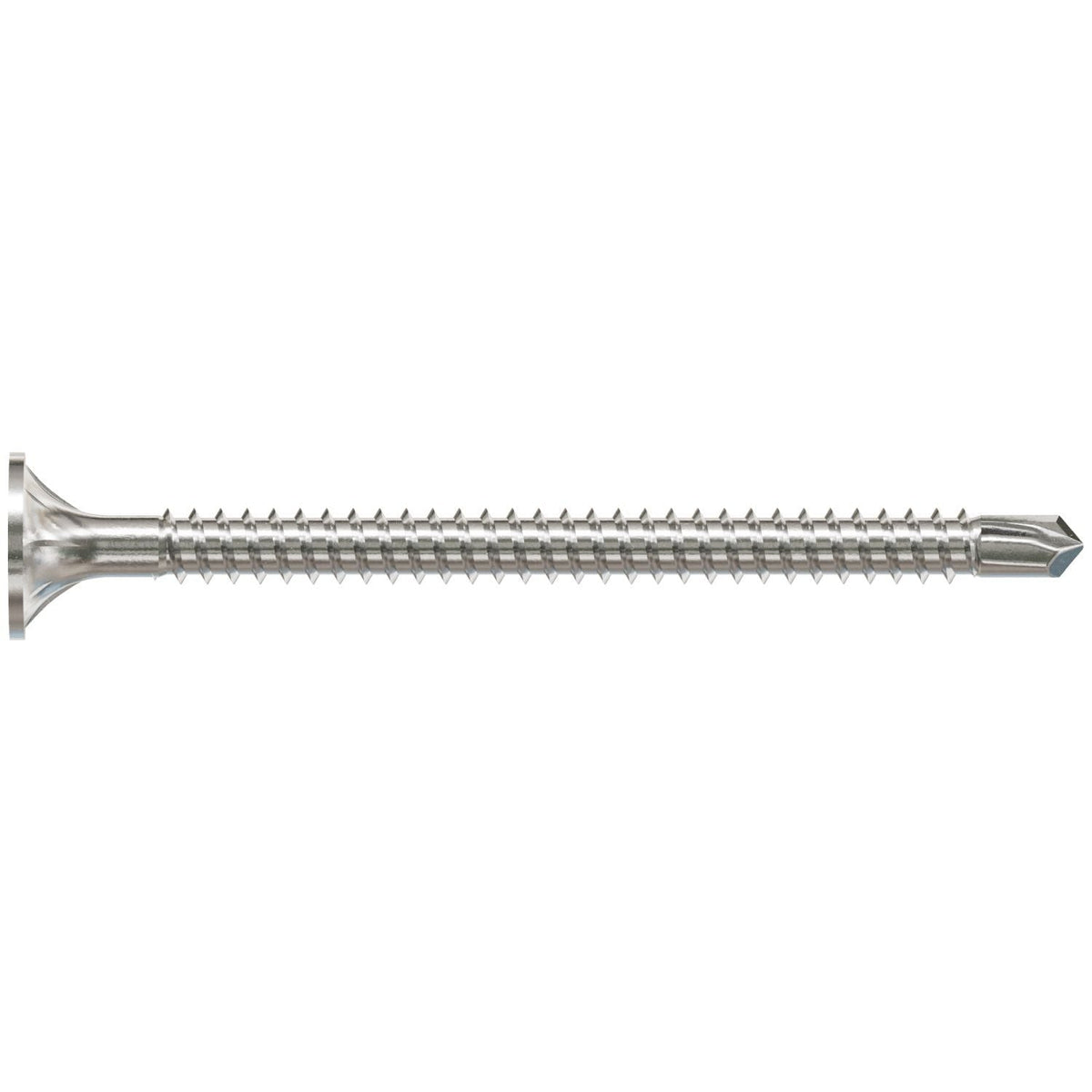Simpson Strong-Tie F08T225WDC Self-Drilling Fiber-Cement Screw, #8 x 2-1/4-in. #2 Square Drive, Type 410, 100-Pack