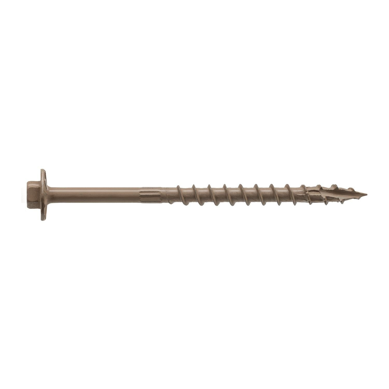 Simpson Strong-Tie SDWH19400DBMB Strong-Drive SDWH TIMBER-HEX Screw, 0.195-in. x 4-in. 5/16 Hex, DB Coating, 250-Pack