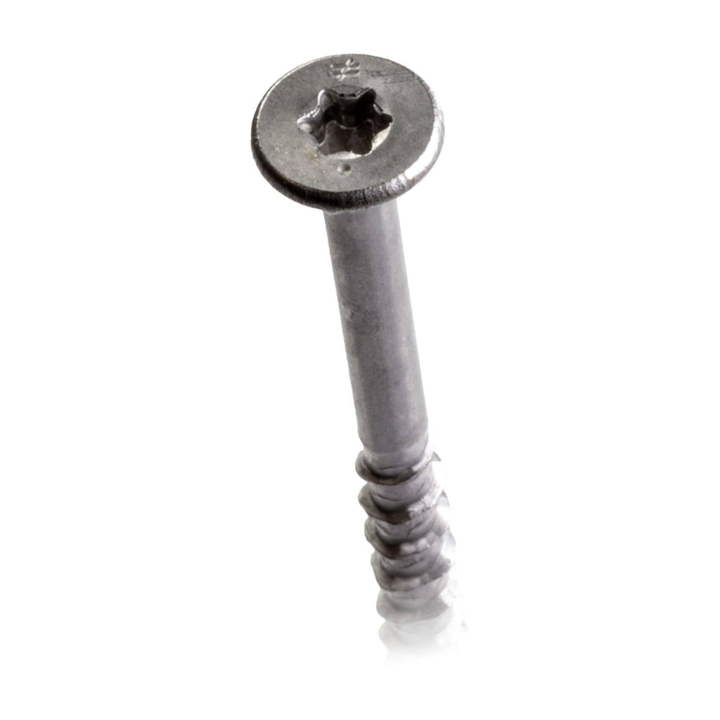Simpson Strong-Tie T12400WP-RP5 Deck-Drive DWP WOOD SS Screw, #12 x 4-in. T-27, Flat Head, Type 316, 5-Pack