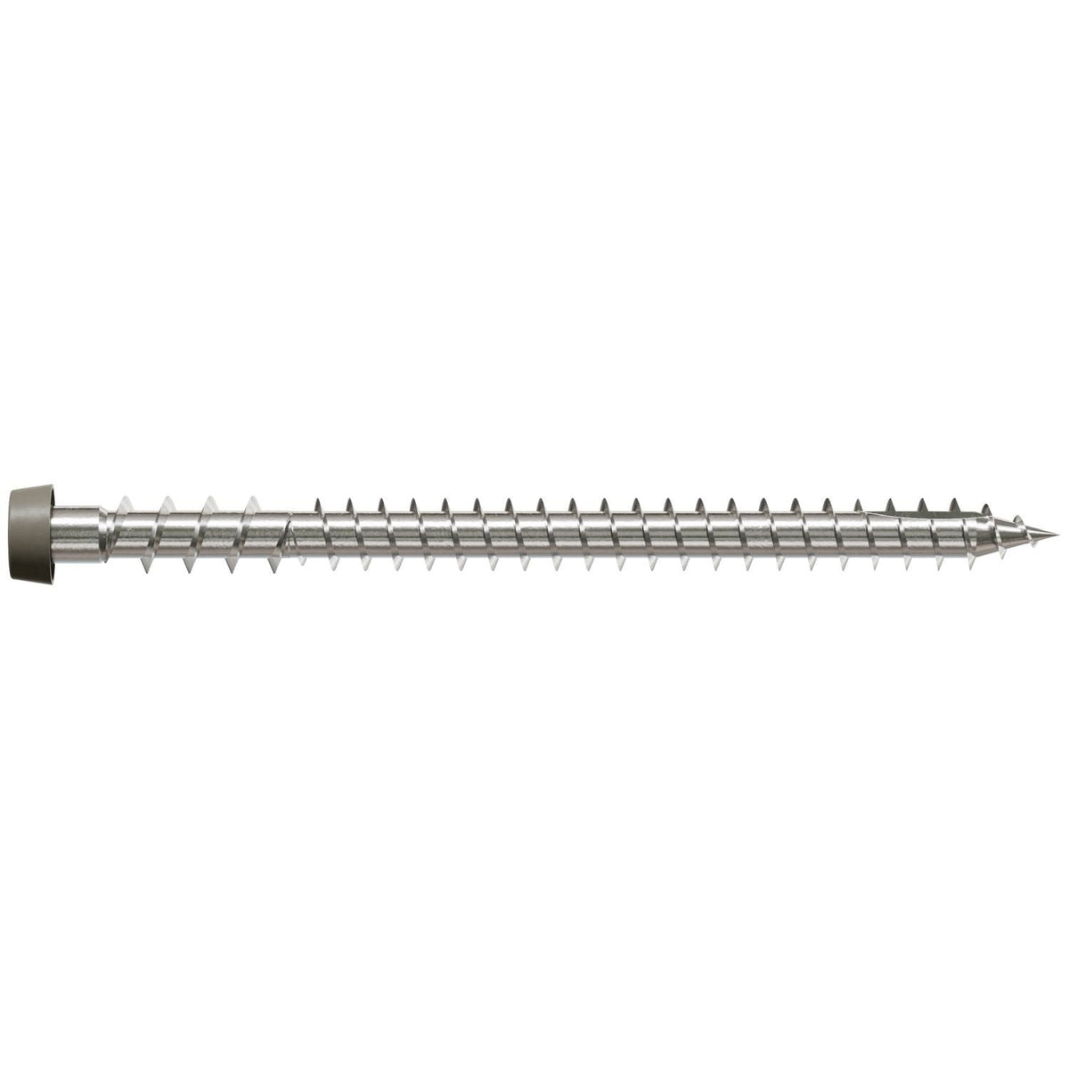 Simpson Strong-Tie DCU234P305GR Deck-Drive DCU COMPOSITE Screw, #10 x 2-3/4-in. T20, Type 305, Gray, 350-Pack