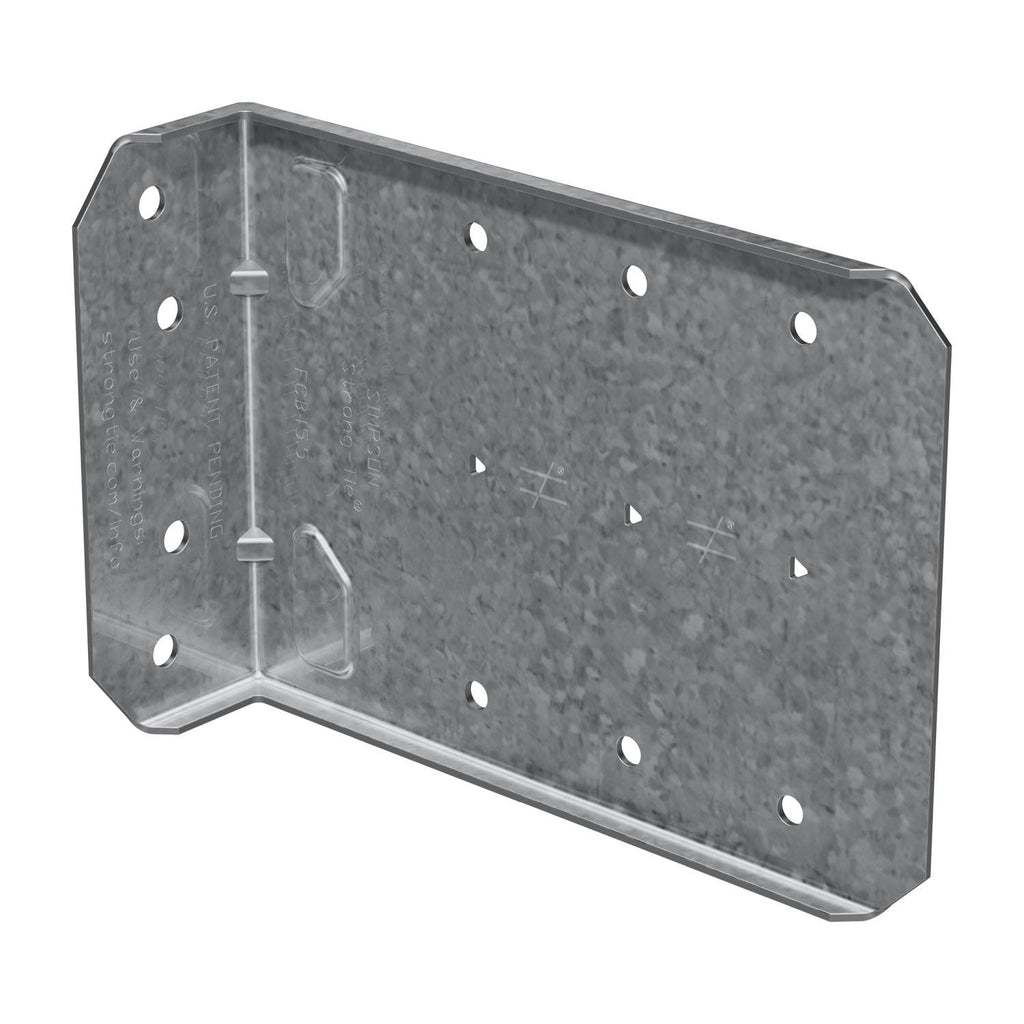 Simpson Strong-Tie FCB45.5-R25 FCB 5-1/2-in. Bypass Framing Fixed-Clip Connector, 25-Pack