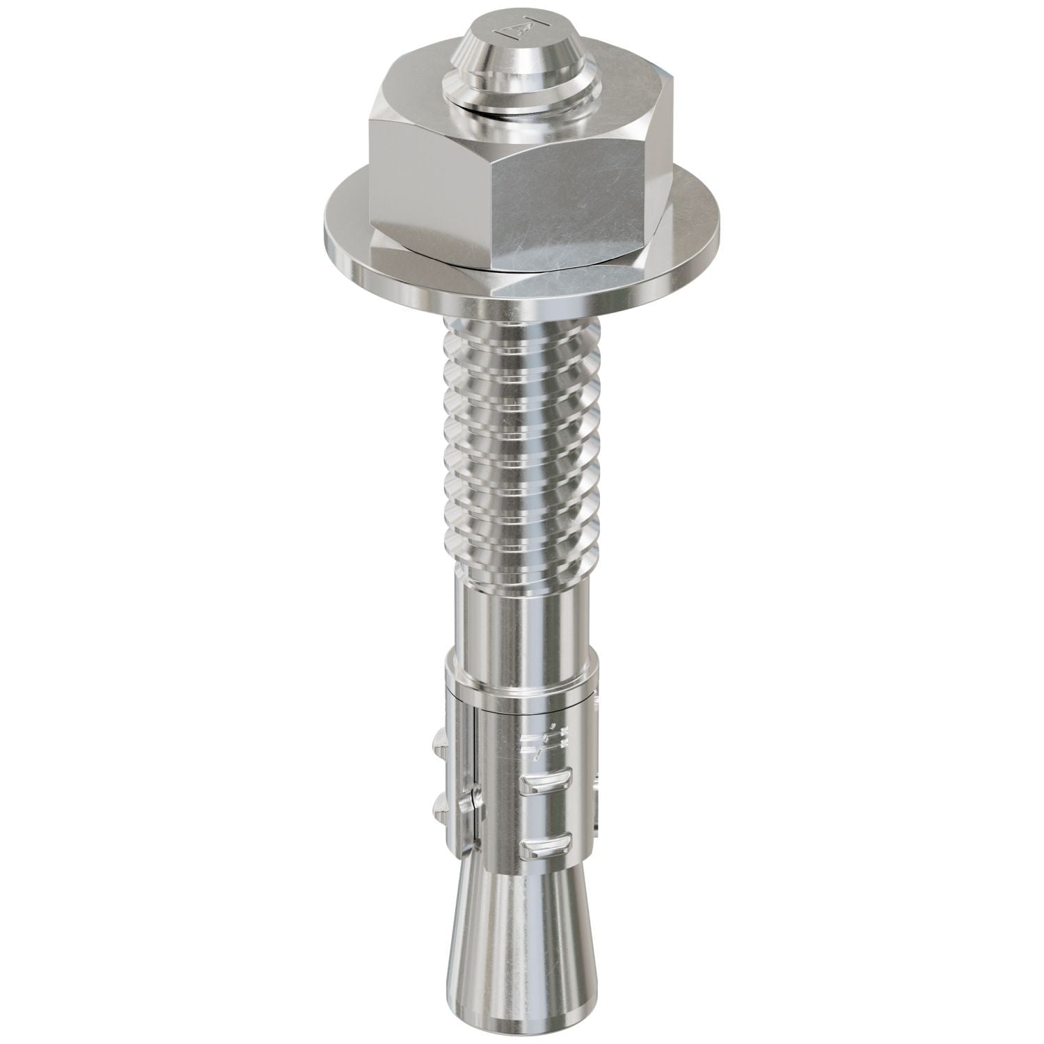 Simpson Strong-Tie STB2-25134S4F100 Strong-Bolt 2, 1/4-in. x 1-3/4-in. Type 304 Stainless-Steel Wedge Anchor, Fully Assembled, 100-Pack
