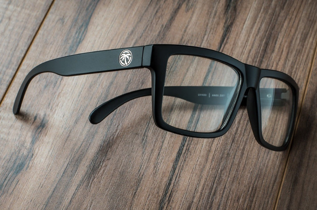 Heat Wave VISE Z87 Black Frame Clear Lens Sunglasses