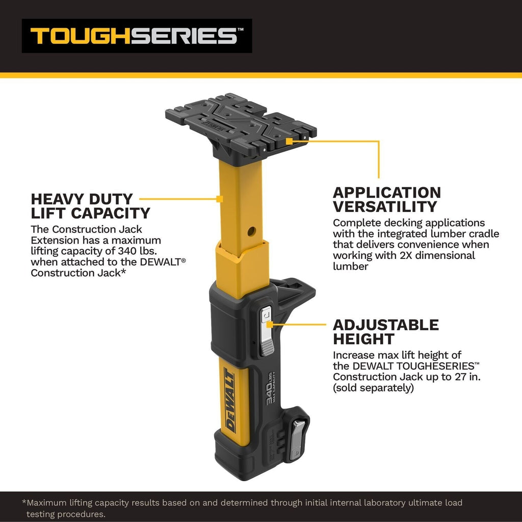 DeWALT DWHT83554 ToughSeries Construction Jack Extension