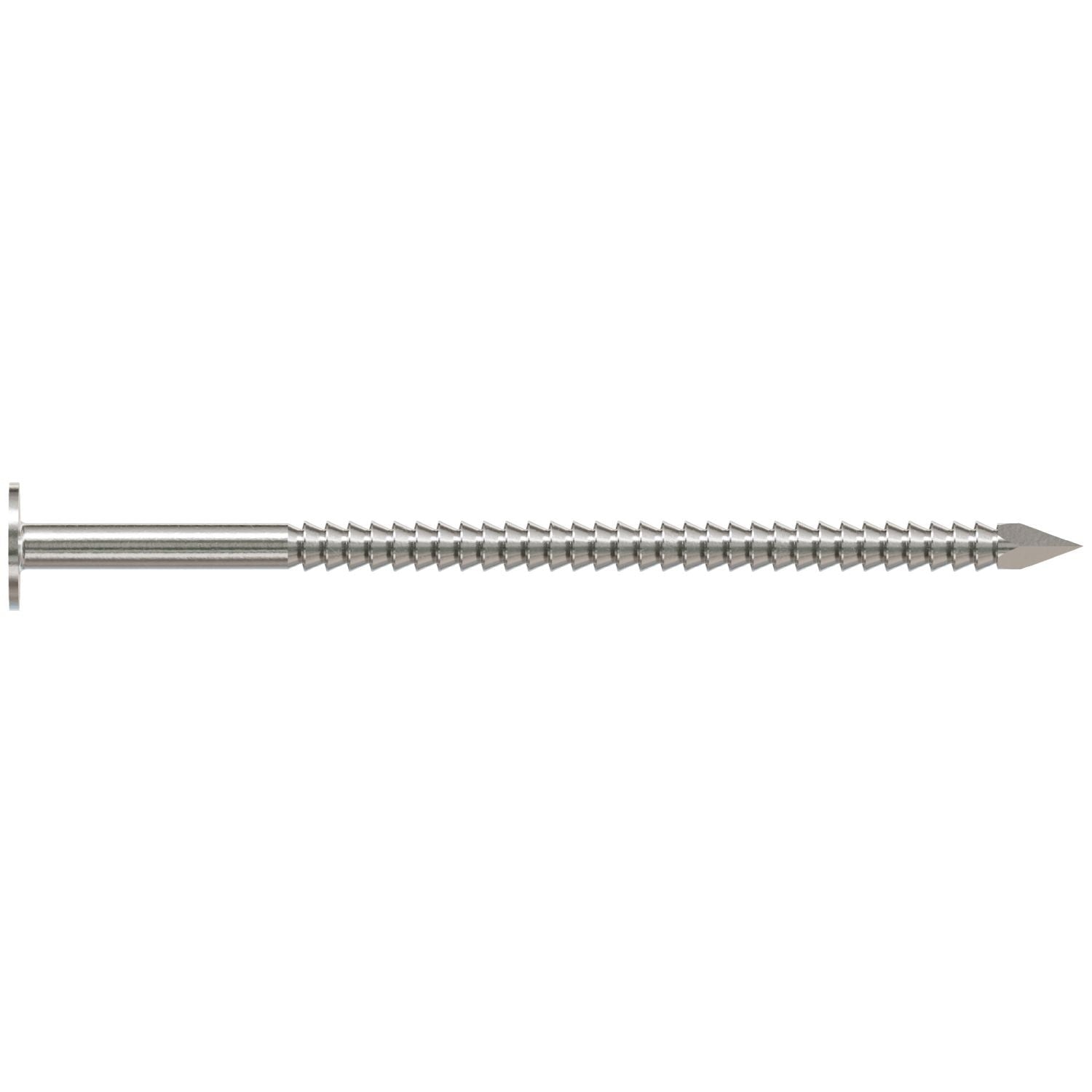 Simpson Strong-Tie S1010ARN1 Roofing Nail, Annular Ring Shank, 3-in. x .131-in. Type 304 Stainless Steel, 1-lb.