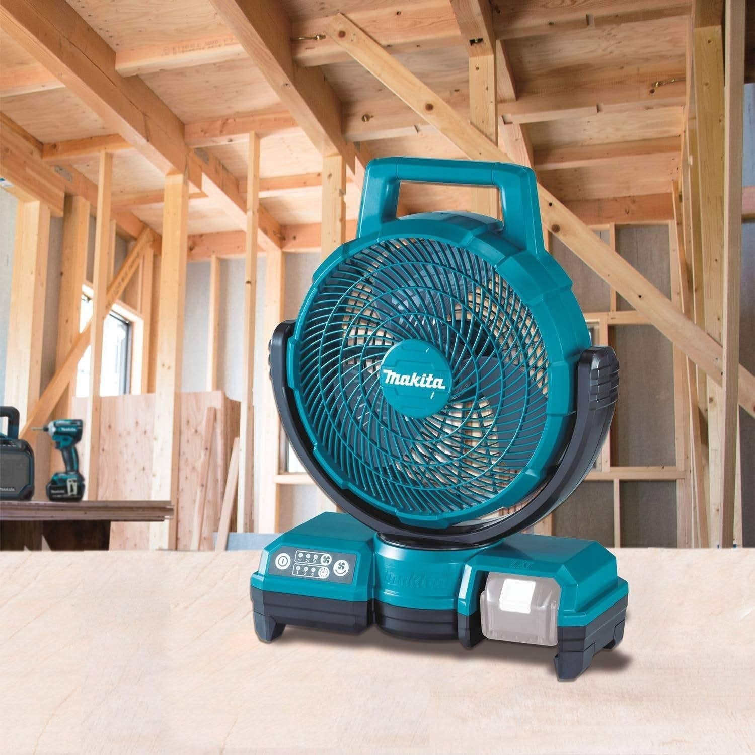 Makita DCF203Z 18V LXT Cordless/Corded 9-1/4-in. Fan, Tool Only (PROMO)