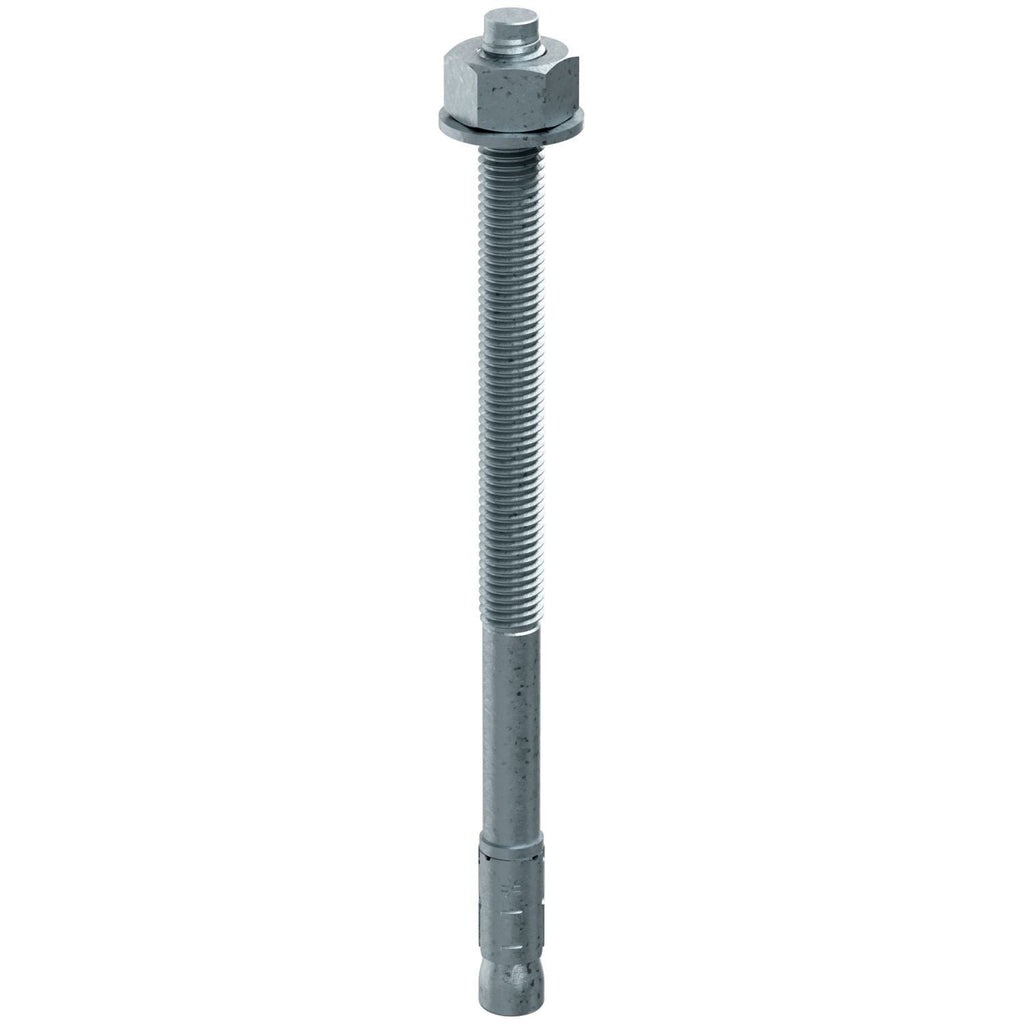 Simpson Strong-Tie STB2-62100MGF10 Strong-Bolt 2, 5/8-in. x 10-in. Mechanically Galvanized Wedge Anchor, Fully Assembled, 10-Pack