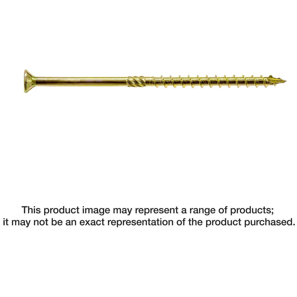 Simpson Strong-Tie SDCP22614 Strong-Drive SDCP TIMBER-CP Screw, 0.315-in. x 6-1/4-in. T40, Yellow Zinc, 250-Pack