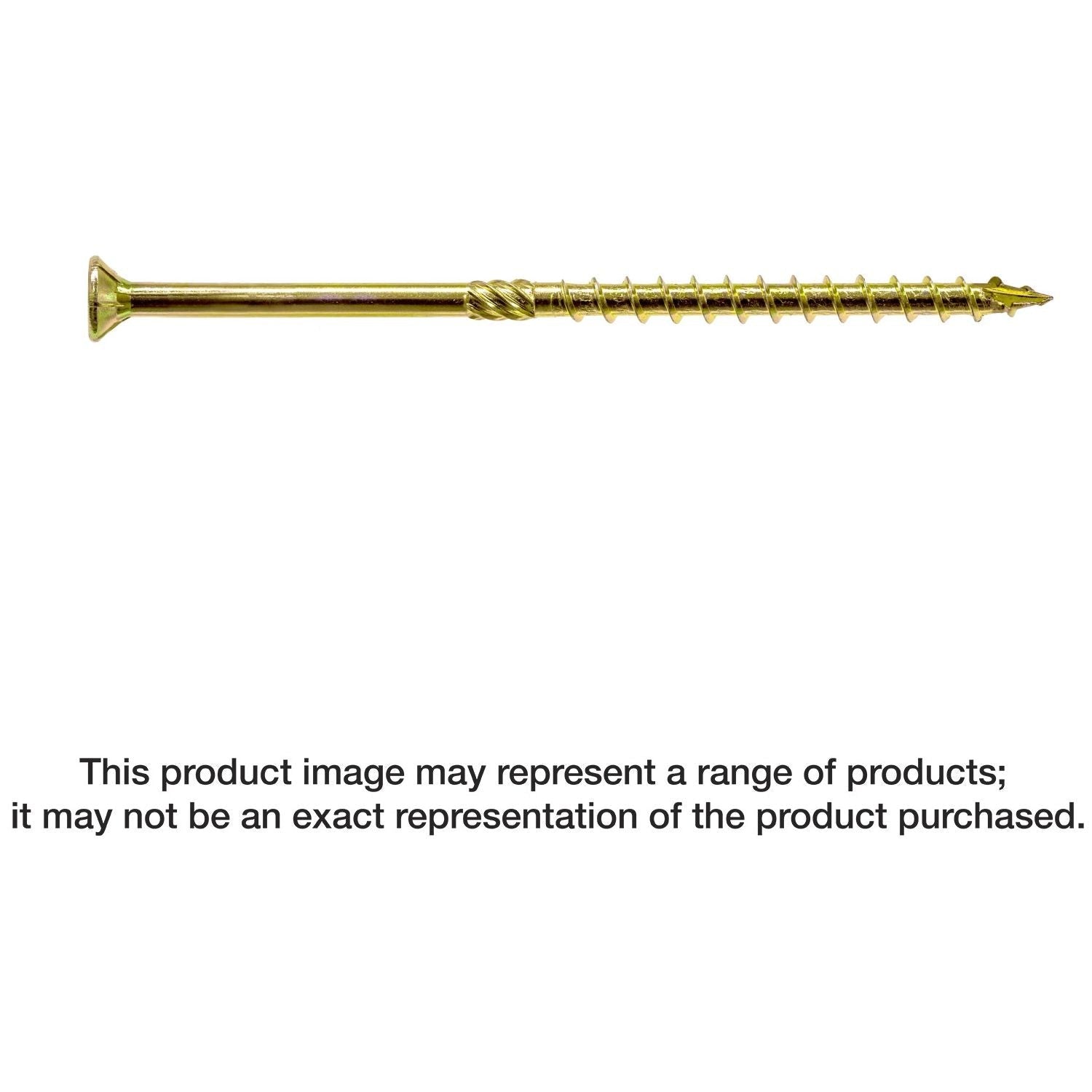 Simpson Strong-Tie SDCP22614 Strong-Drive SDCP TIMBER-CP Screw, 0.315-in. x 6-1/4-in. T40, Yellow Zinc, 250-Pack