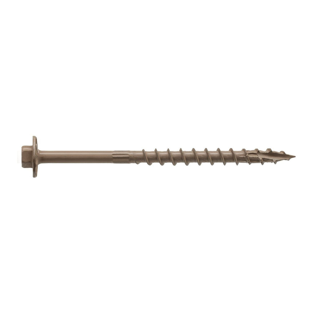 Simpson Strong-Tie SDWH19400DBMB Strong-Drive SDWH TIMBER-HEX Screw, 0.195-in. x 4-in. 5/16 Hex, DB Coating, 250-Pack