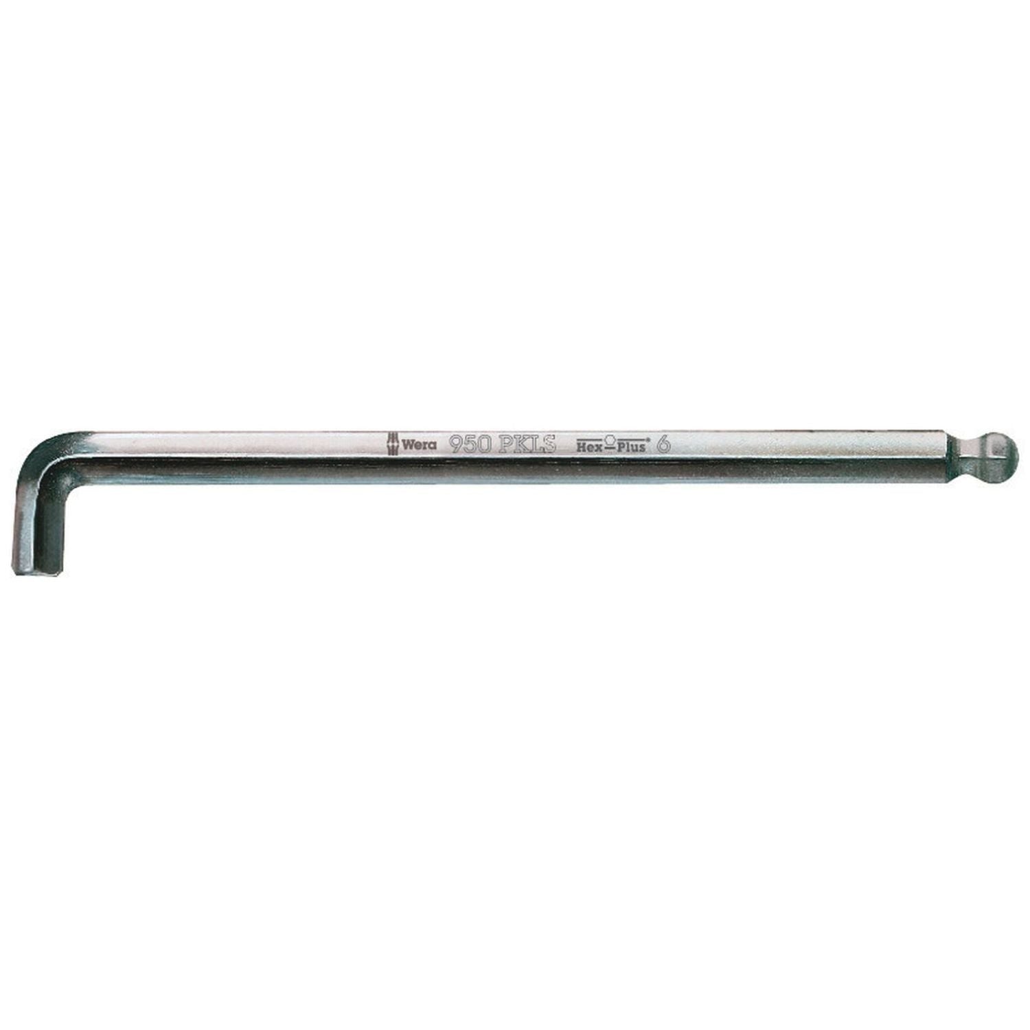 Wera 950 Pkls L-Key, Metric, Chrome Plated, 2.5x112-mm.