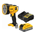 DeWalt DCL043 20V MAX 1500-Lumen LED Spotlight with POWERSTACK 3.5Ah Battery & Charger Starter Kit