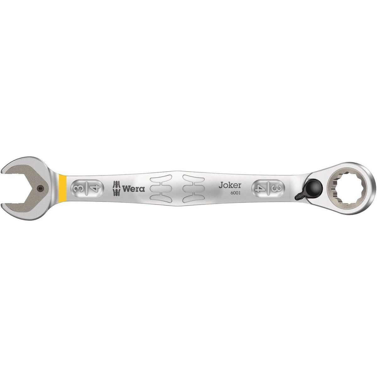 Wera 6001 Joker Switch Ratcheting Combination Wrench, With Switch Lever, Imperial, 3/4-in.x246-mm.