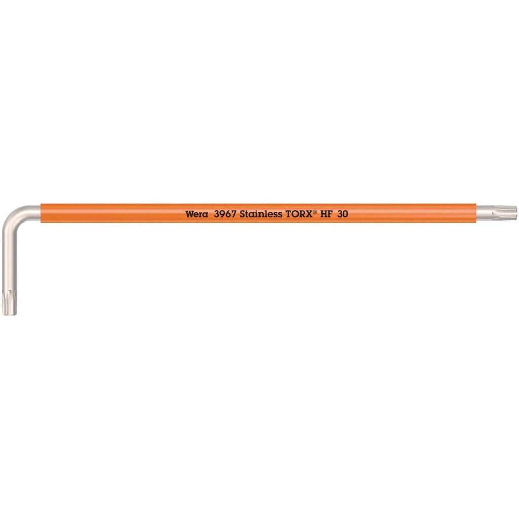Wera 3967 Sxl Hf Torx L-Key Multicolour With Holding Function, Long, Stainless, Torx 30x195-mm.