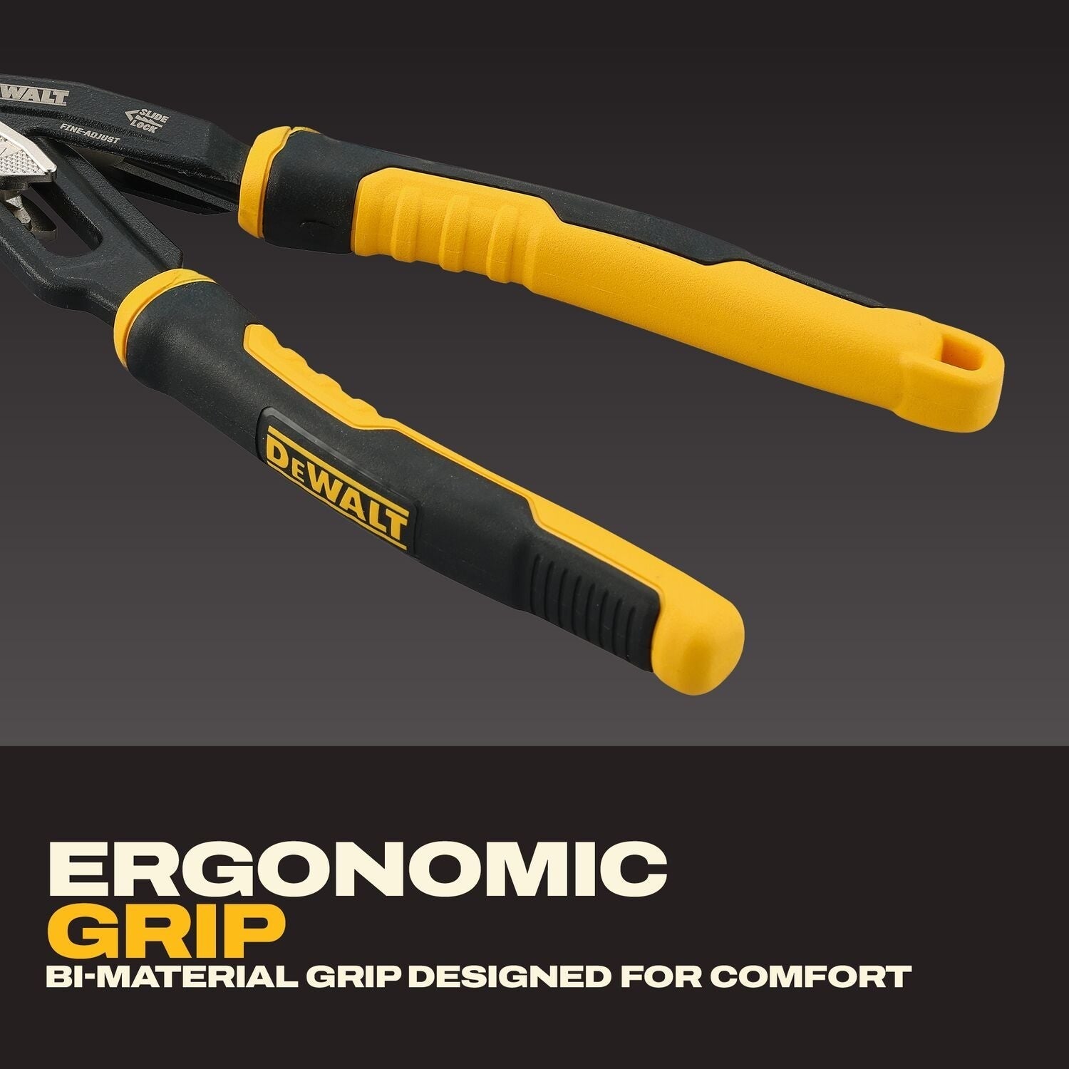 DeWALT DWHT82822 10-in. Slidelock Straight Jaw Pliers