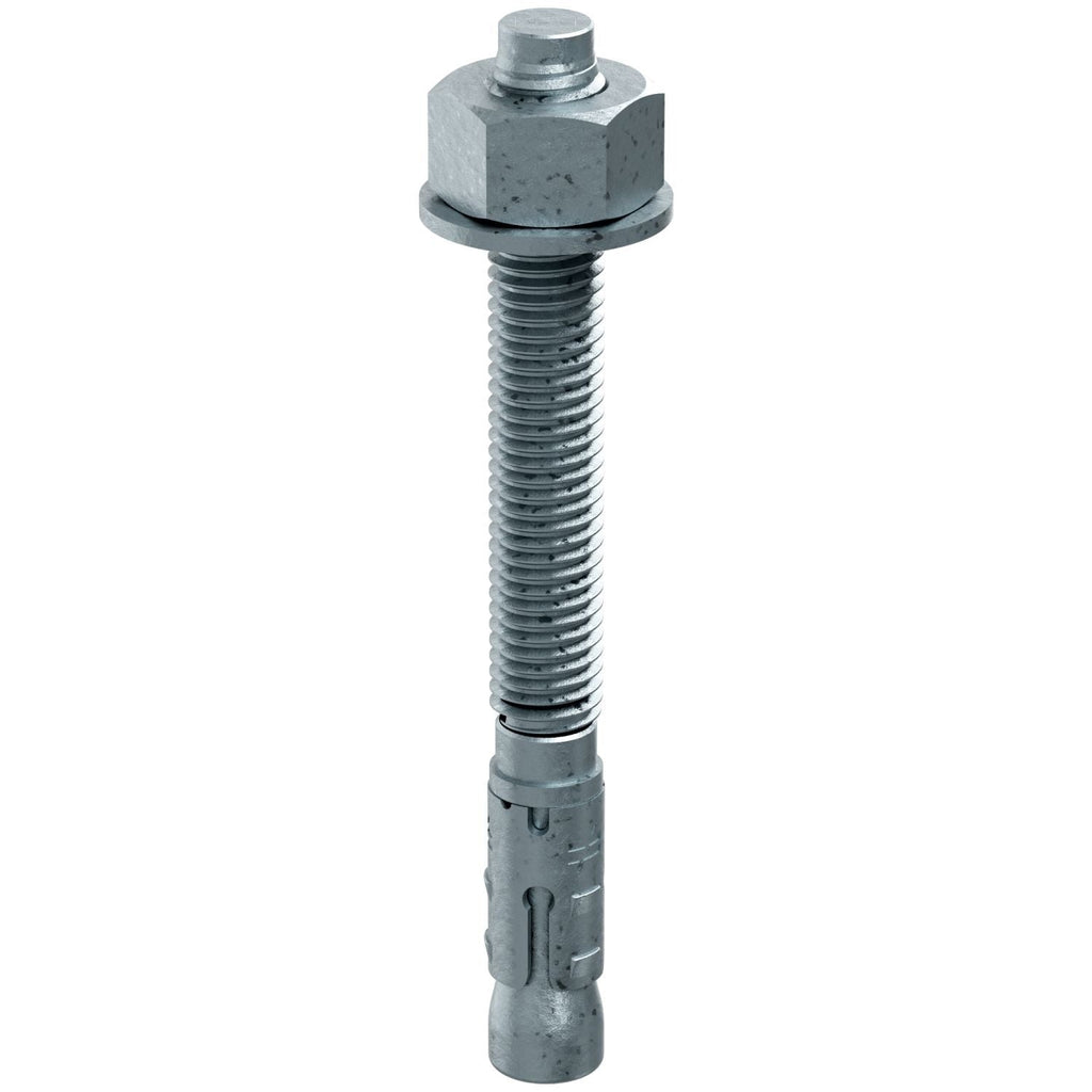 Simpson Strong-Tie STB2-62600MGF20 Strong-Bolt 2, 5/8-in. x 6-in. Mechanically Galvanized Wedge Anchor, Fully Assembled, 20-Pack