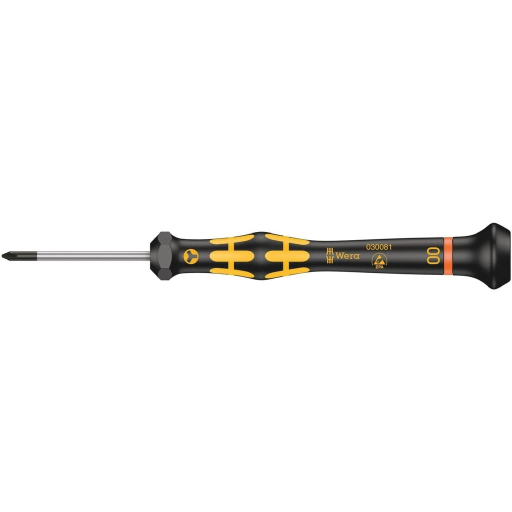 Wera 1572 Esd Kraftform Micro Screwdriver For Microstix Screws, 00x40-mm.