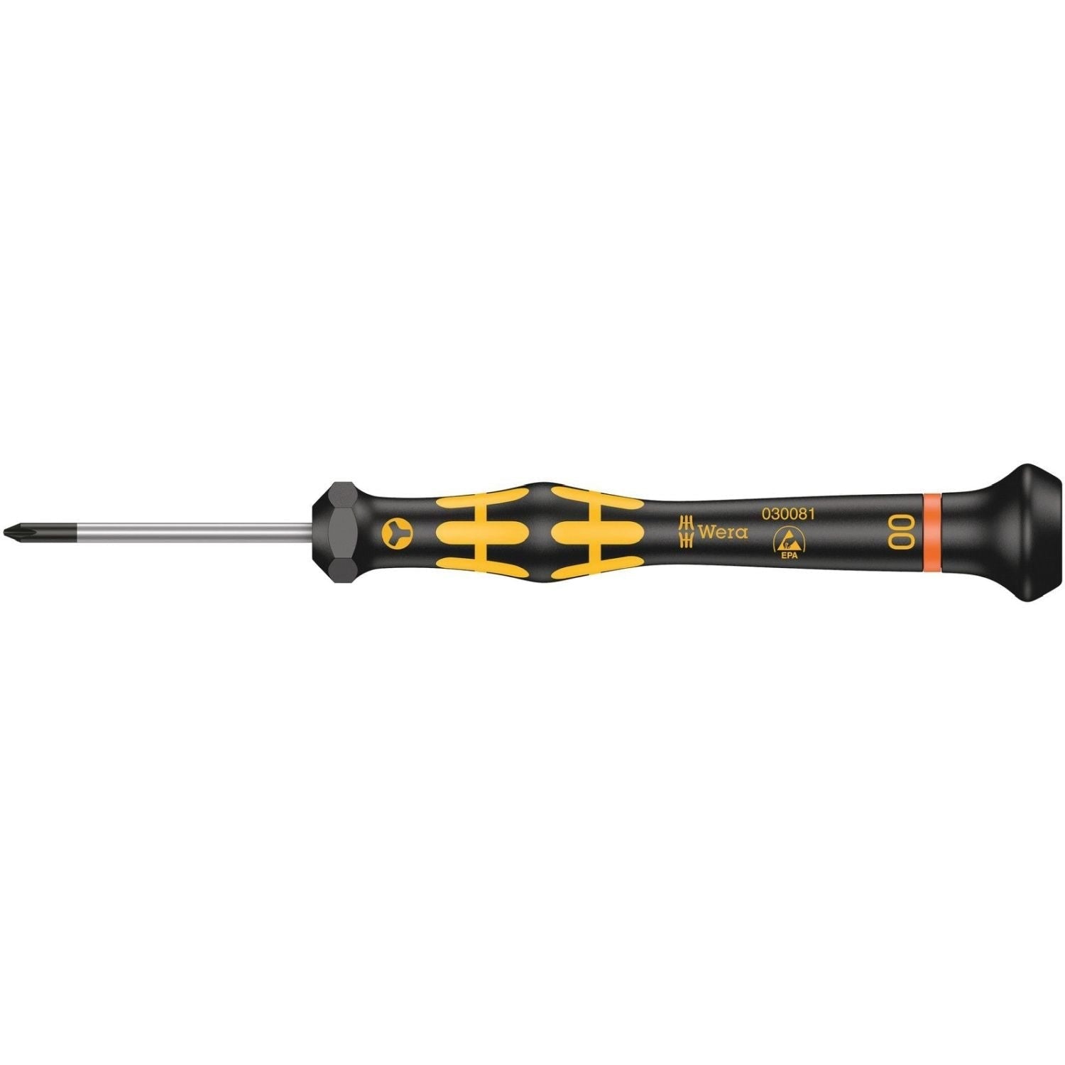 Wera 1572 Esd Kraftform Micro Screwdriver For Microstix Screws, 00x40-mm.