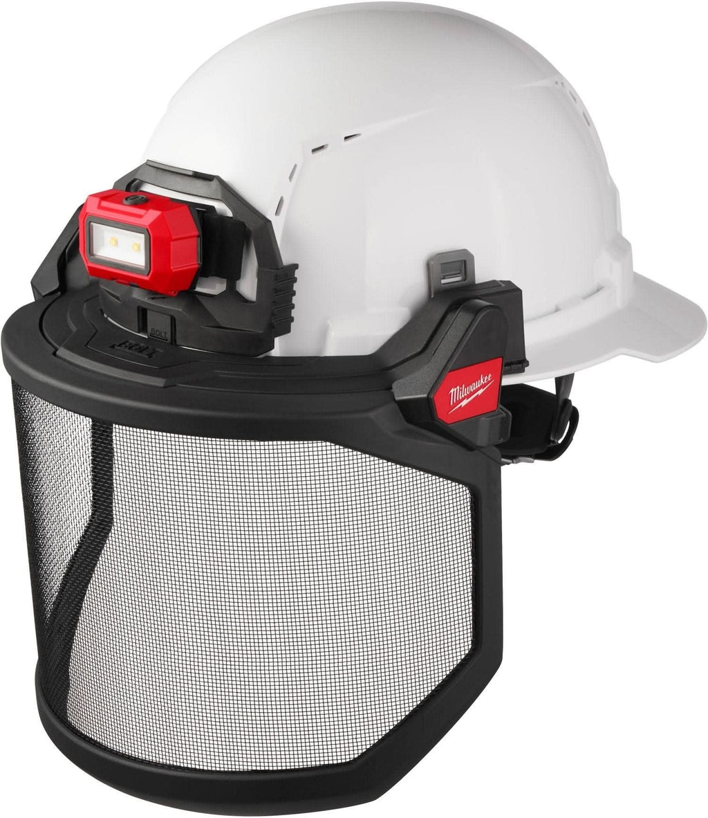 Milwaukee 48-73-1430 BOLT Full Face Shield - Metal Mesh (Compatible with Milwaukee Safety Helmets & Hard Hats)