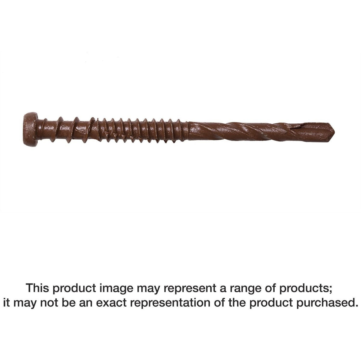 Simpson Strong-Tie DCSD238STN01 Deck-Drive DCSD COMPOSITE-TO-STEEL Screw (Collated), #10 x 2-3/8-in. Quik Guard Tan 01, 1000-Pack