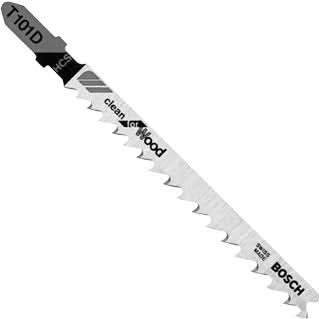 Bosch T101D100 100-Piece 4 In. 6 TPI Clean for Wood T-Shank Jig Saw Blades