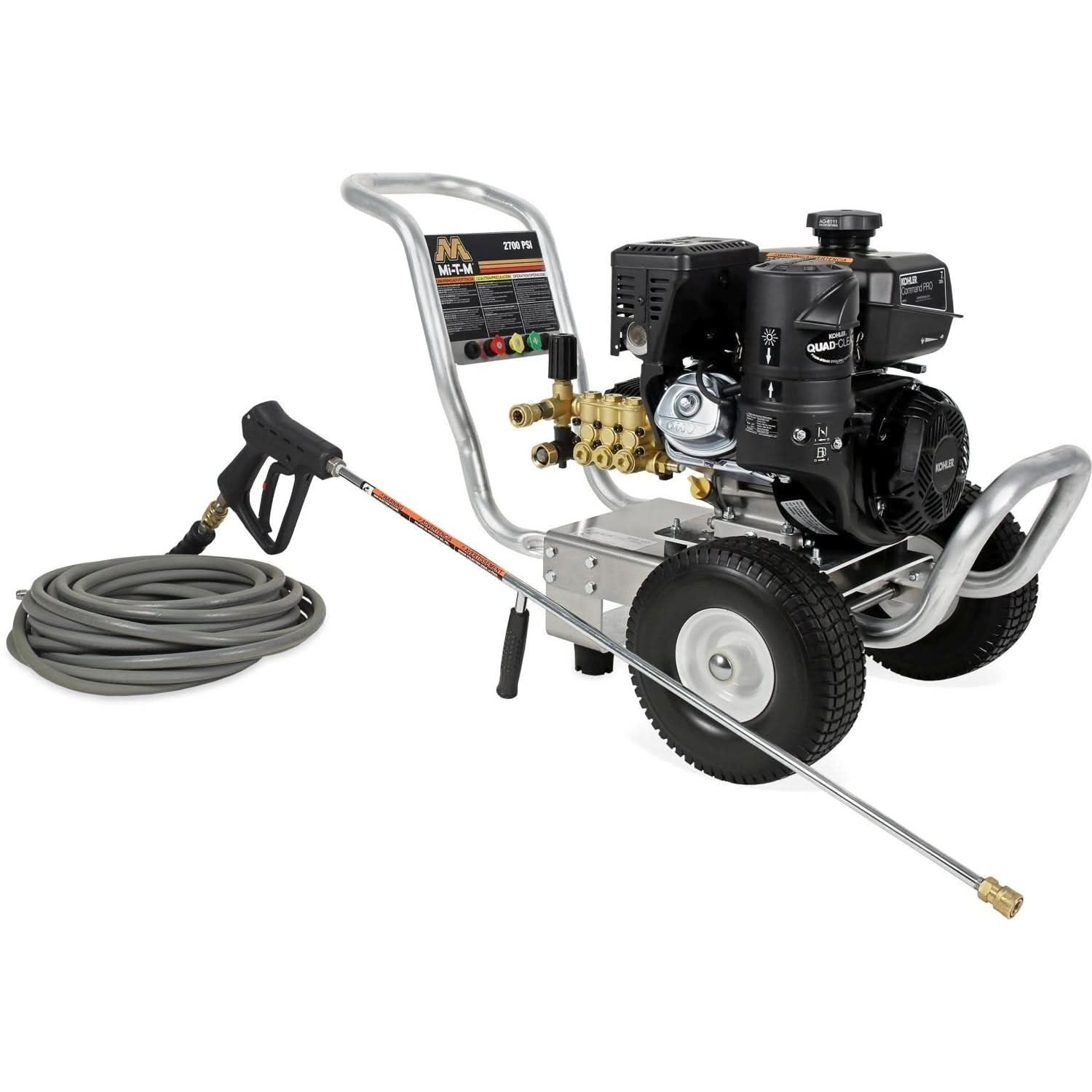 Mi-T-M CA-2703-1MMK CA Aluminum Series 2700 PSI Gasoline Direct Drive Cold Water Pressure Washer