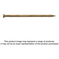 Simpson Strong-Tie FT07300R100W Finish Trim Screw, #7 x 3-in. T10, Trim-Head, Quik Guard, White, 100-Pack