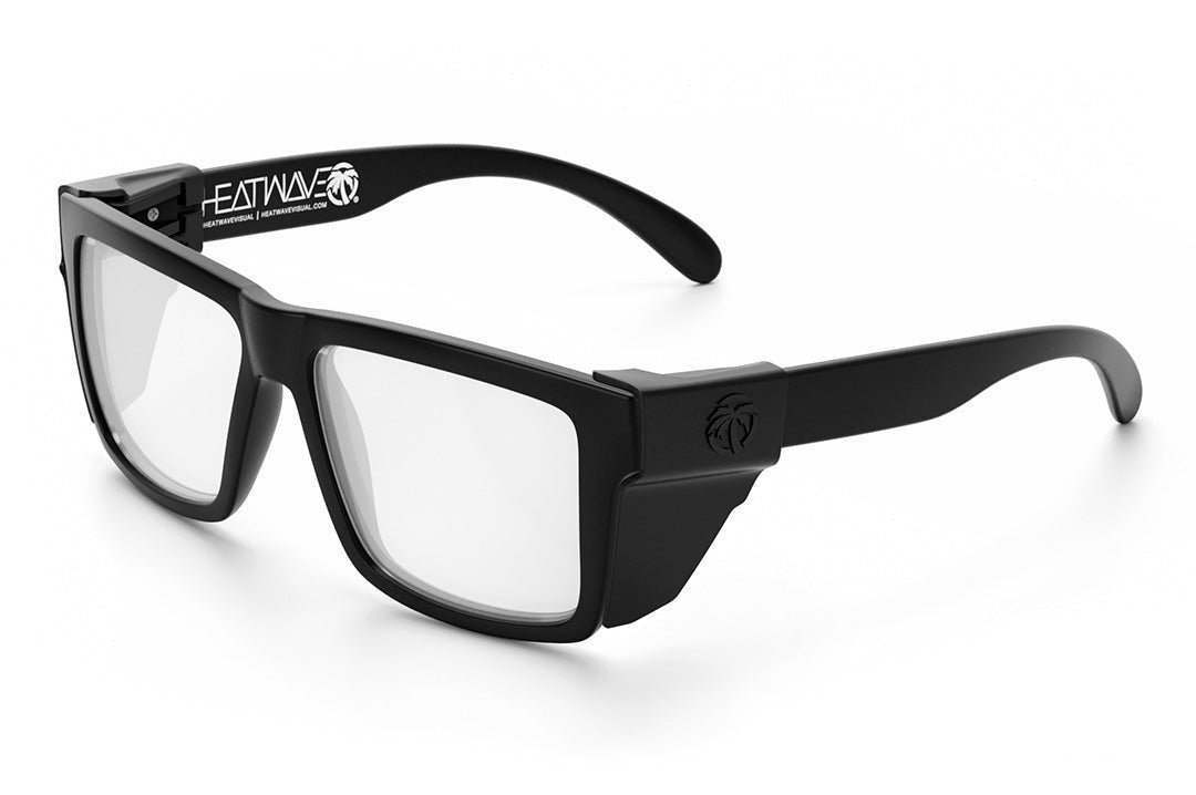 Heat Wave VISE Z87 Black Frame Clear Lens Sunglasses