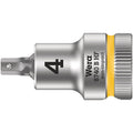 Wera 8740 B Hf Zyklop Bit Socket With Holding Function, 3/8-in. Drive, 4x35-mm.